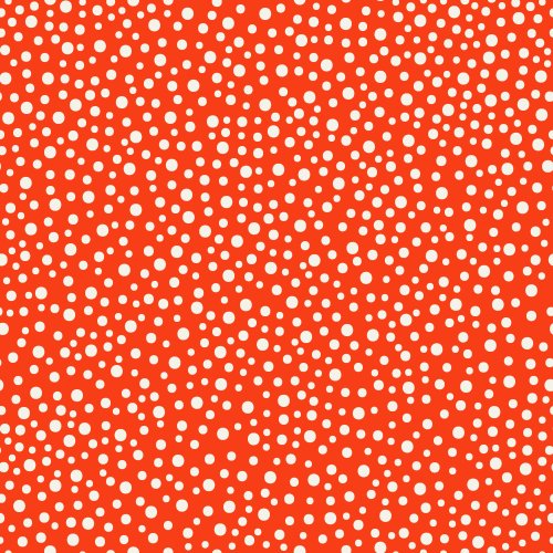 Falling Snow, Christmas inspired polka dots, winter, red, green