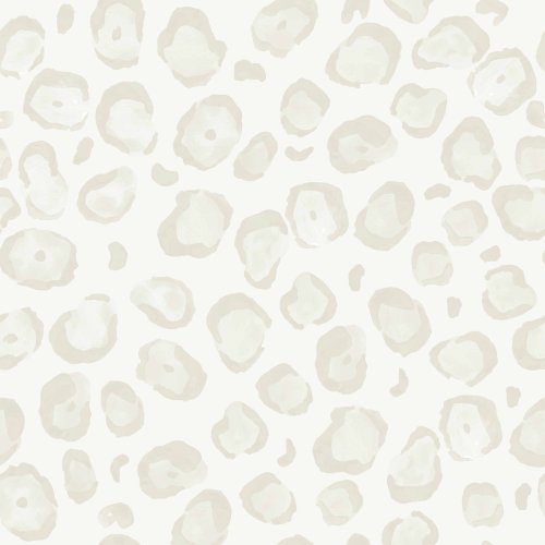 Muted watercolor leopard print