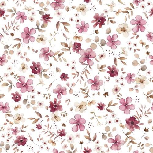 Hand drawn floral design. Suitable for all seasons. 