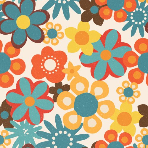 Retro floral fun