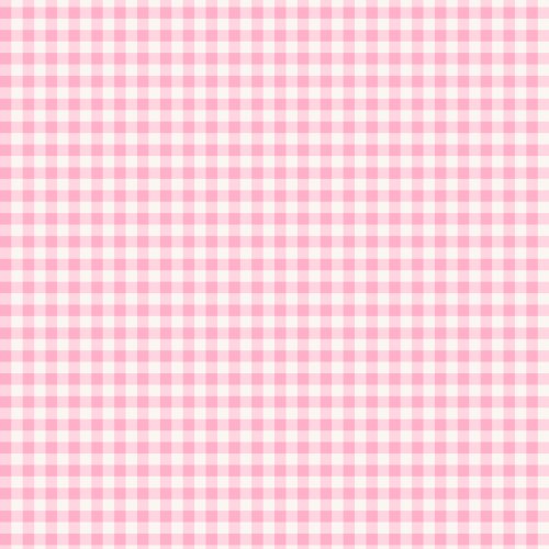 pink and white gingham