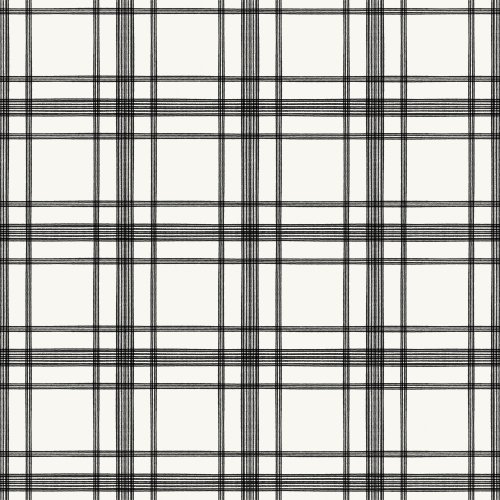 black and white plaid design