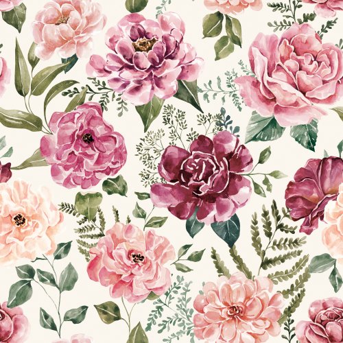 pink halloween floral
