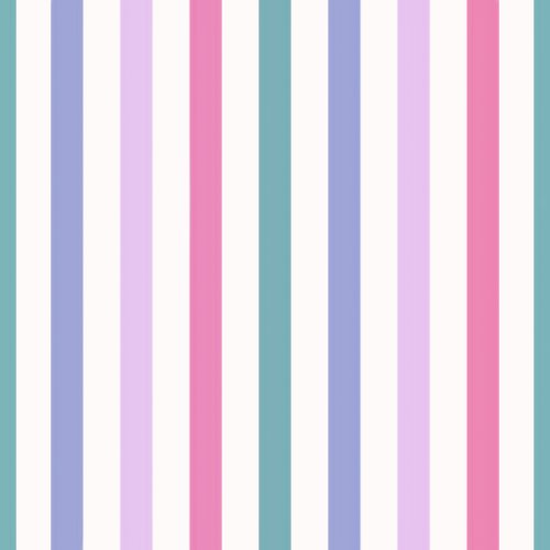 Pink, blue, purple, green stripe coordinate for Snow Cute