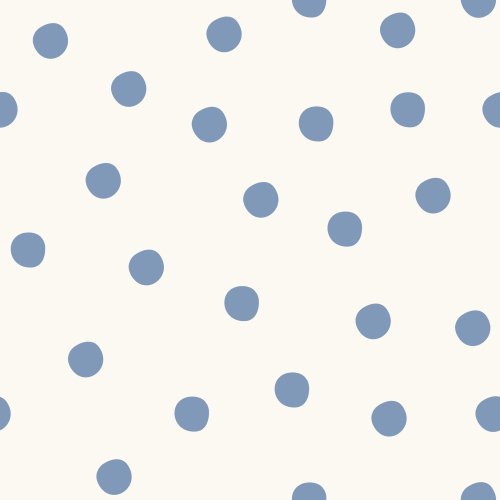 spring polka dots on cream