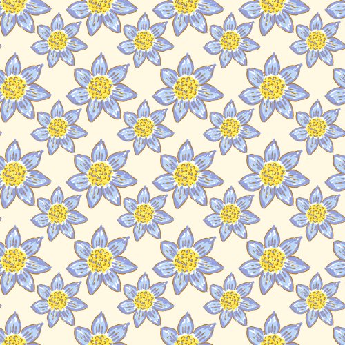 Spring Butttercups in yellow and blue