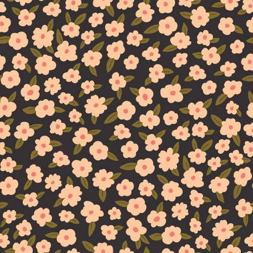 Tossed Floral Pattern