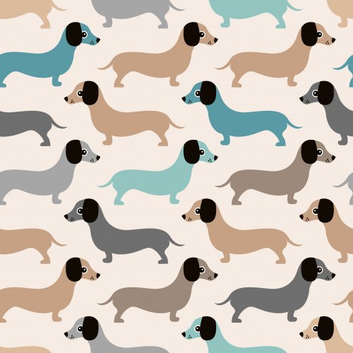 Dachshund | Fabric | Carriage House Printery