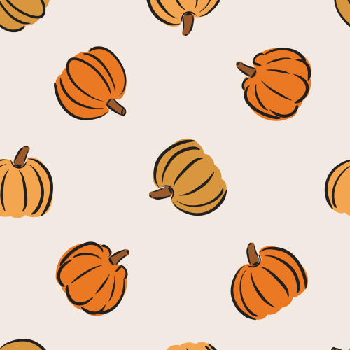 Tossed pumpkins for Fall, Autumn, Thanksgiving and Halloween 