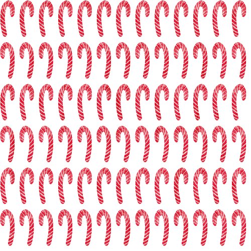 candy cane rows