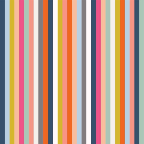 vertical stripes in various retro colors