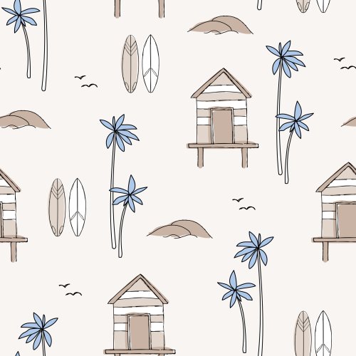 summer surfing shack