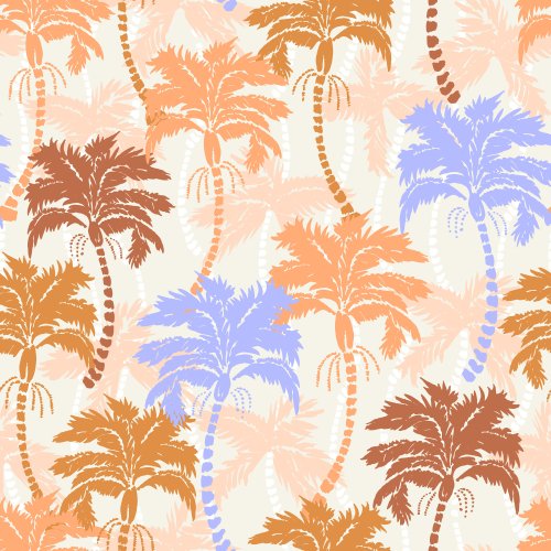 Boho Tropical Palm trees