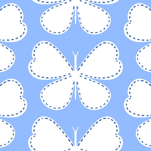 simple butterfly silhouette repeated in a geometric pattern 