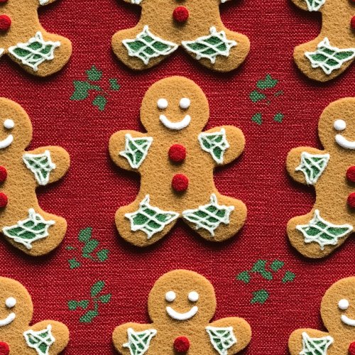 felted christmas gingerbread men