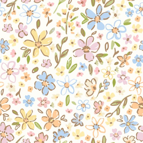 Watercolor wildflower floral 