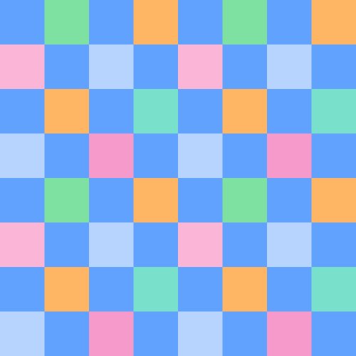 bright summer checkers