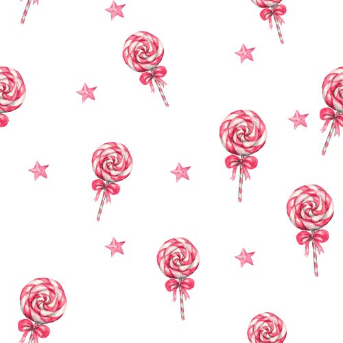 red swirl lollipop