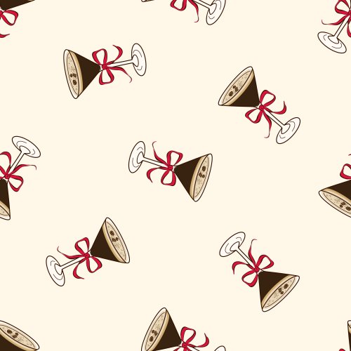 Tossed Espresso Martini with bows 