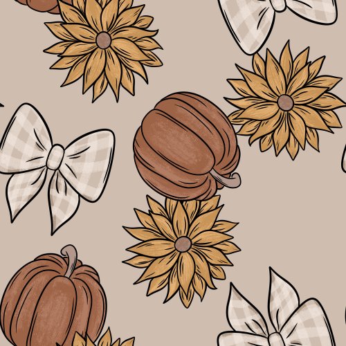 sunflowers, pumpkins and bows