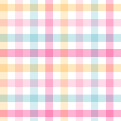 Pastel multicolored gingham Coord for grandma’s flower garden