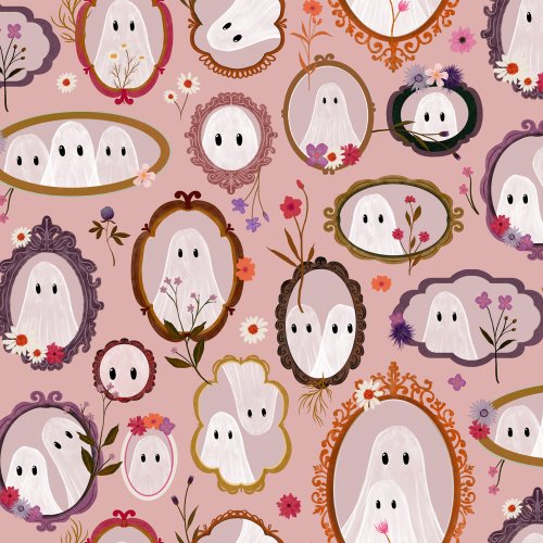 cute ghosts in frames