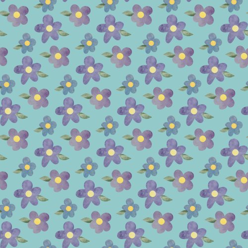 lavender flowers on a blue background