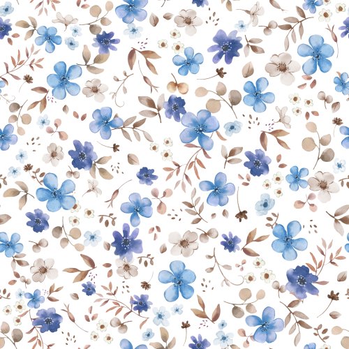 Hand drawn watercolor floral. Suitable for all seasons.