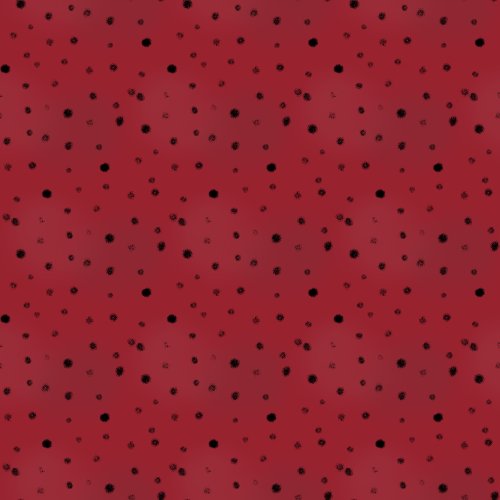 strawberries scattered on a solid background