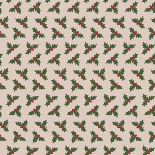holly diamond plate on a solid background