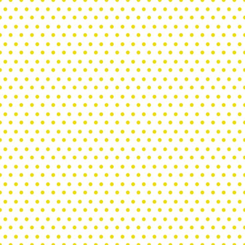 small yellow polka dots on white background
