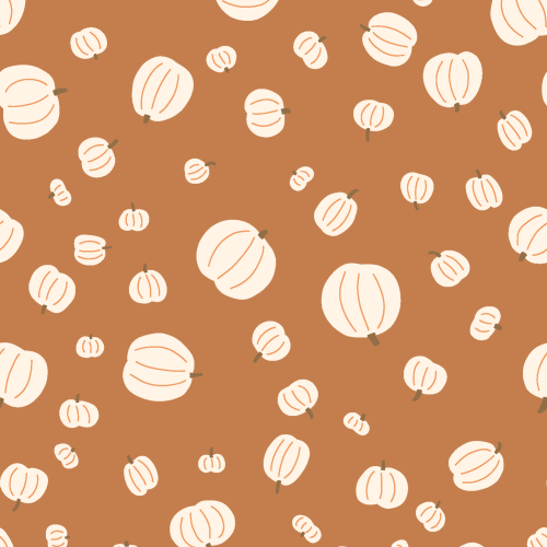 tossed pumpkins for fall and autumn in gender neutral colors