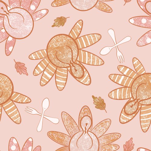 pink thanksgiving turkeys