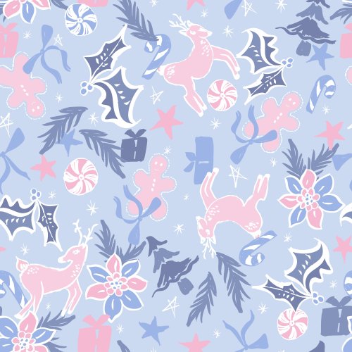 Christmas Favourites in Blue and Pink