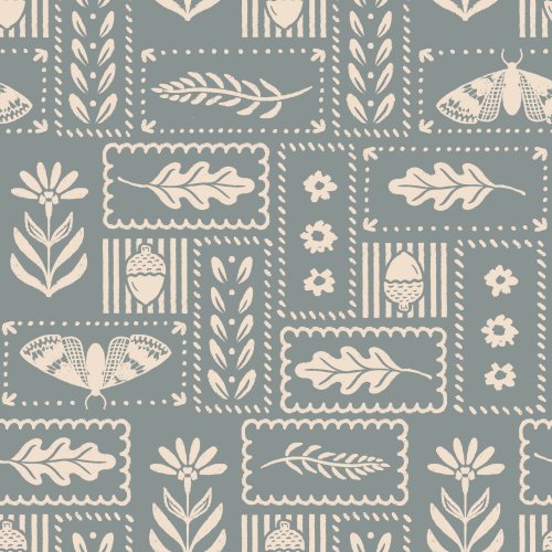 A playful patchwork of fall icons—perfect for cozy kid clothes, quilts & festive home decor.
