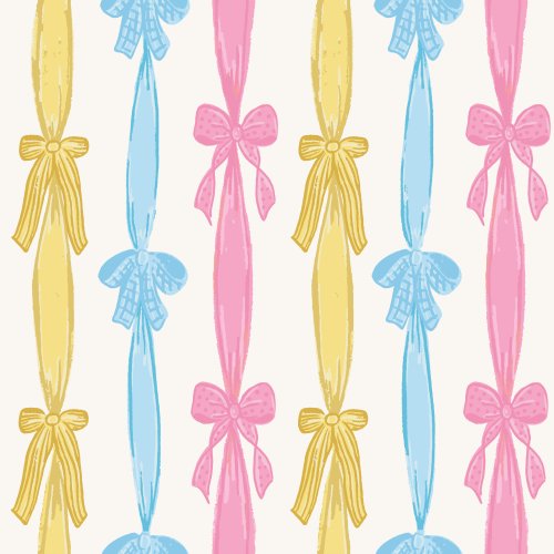 pastel ribbons and bows