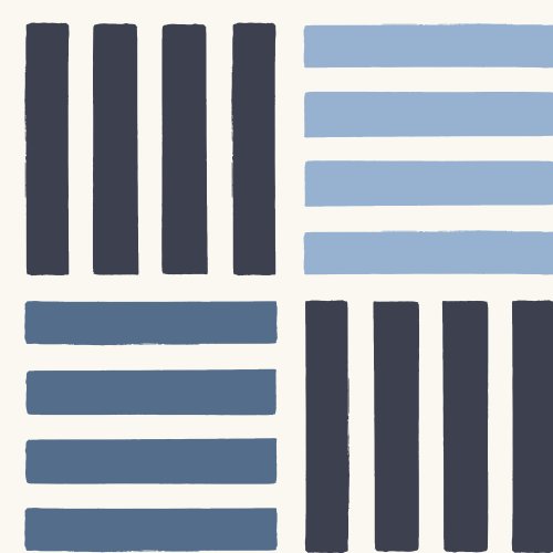 stripe square checker design