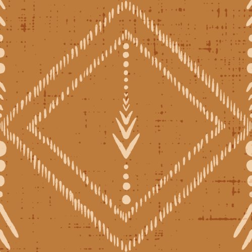 Tribal Gypsy is an earthy coordinate print from the Gypsy girl Collection suitable for boys and girls by Deer Fiorella Design