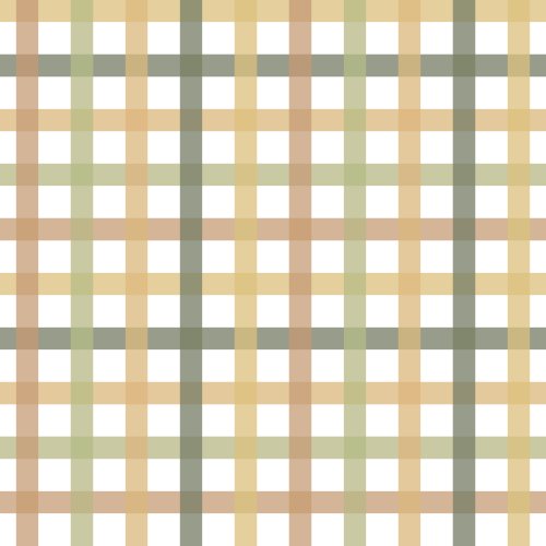 Gingham in yellow green brown.