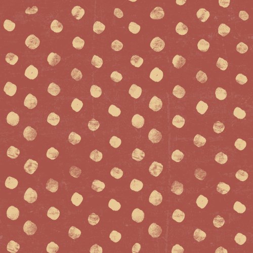red and gold dots
