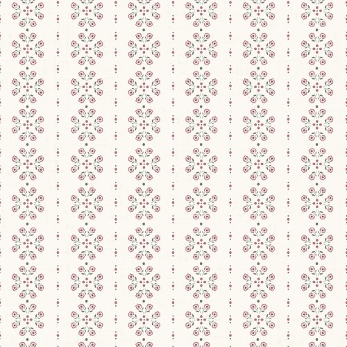 Striped folky floral garland with a textured background