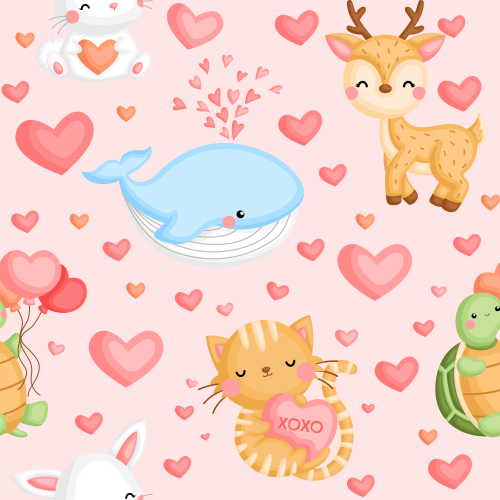 valentine's day animals