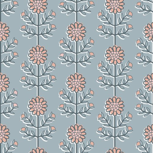 indian block print floral