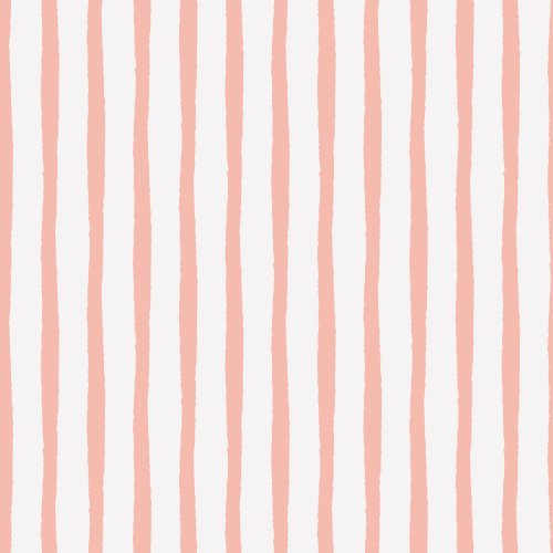 hand painted pink stripes on white for Bless The Lord quilt kit