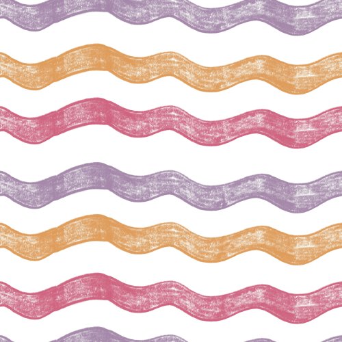 purple pink and orange wavy stripes