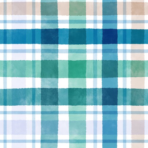 blue and green plaid