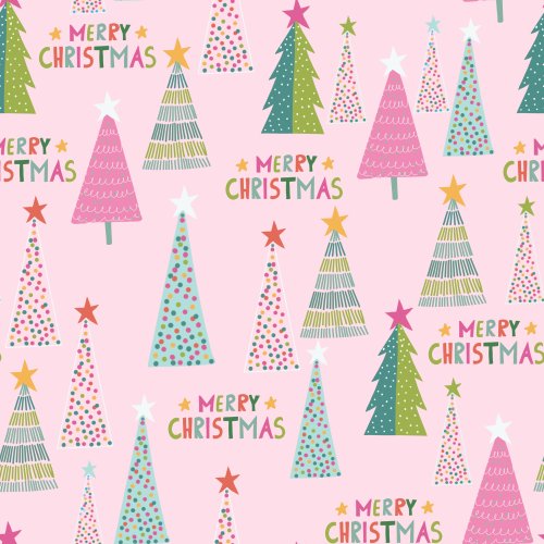 colorful christmas treees