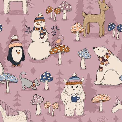 arctic animals in the woods