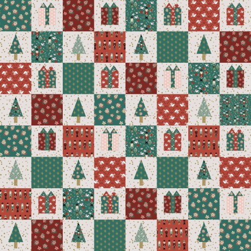Christmas cheater quilt