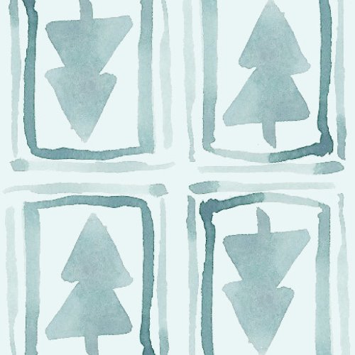 green christmas tree tile design